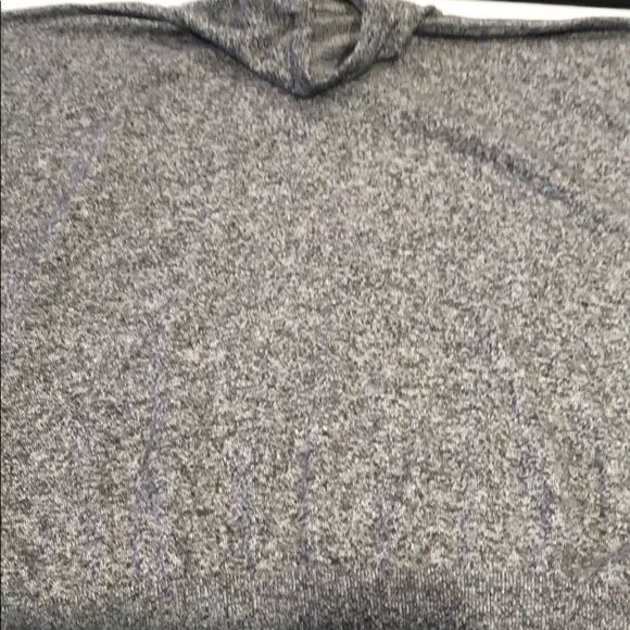 Gap Body Pure Sweater Poncho Marled Black Sz. One Size - Picture 6 of 8